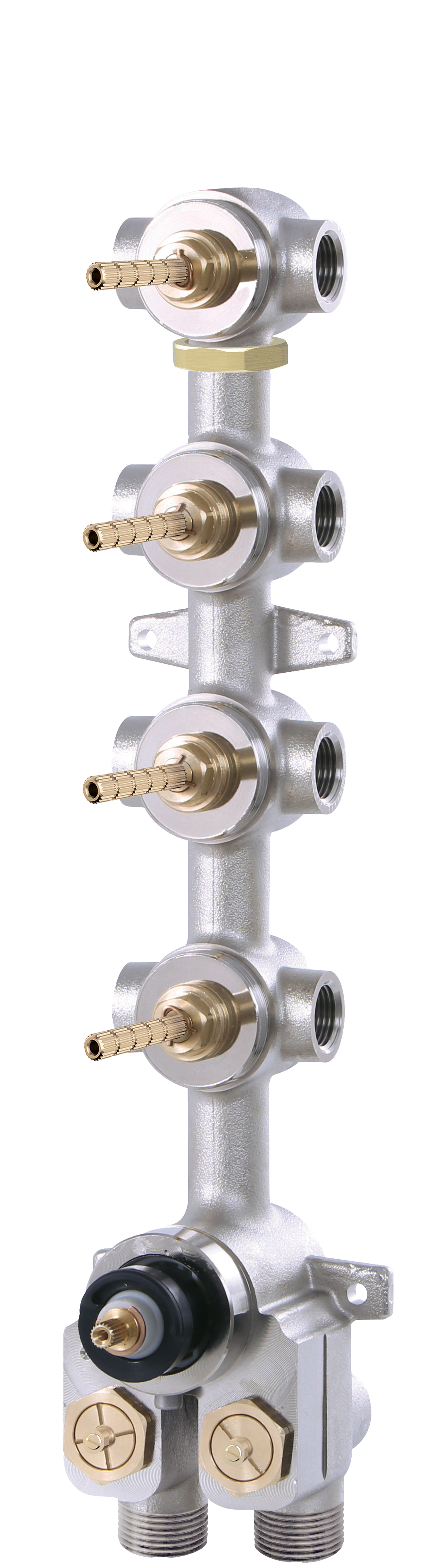 Aquabrass Shower Valves T 12004 Turbo Thermo Valve with 4 S O Valve