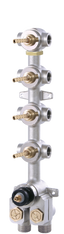 Aquabrass Shower Valves T 12004 Turbo Thermo Valve with 4 S O Valve