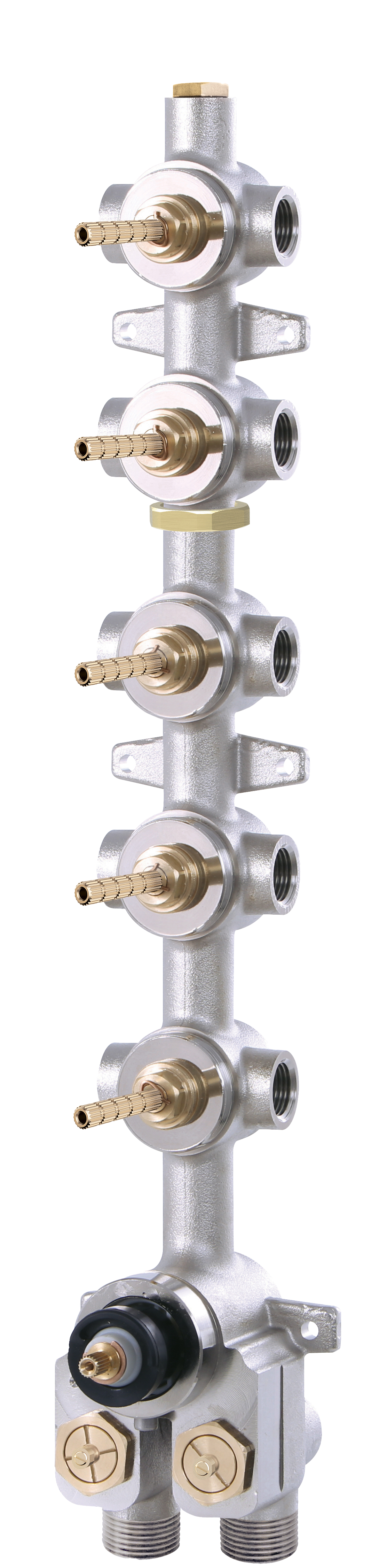 Aquabrass Shower Valves T 12005 Turbo Thermo Valve with 5 S O Valve