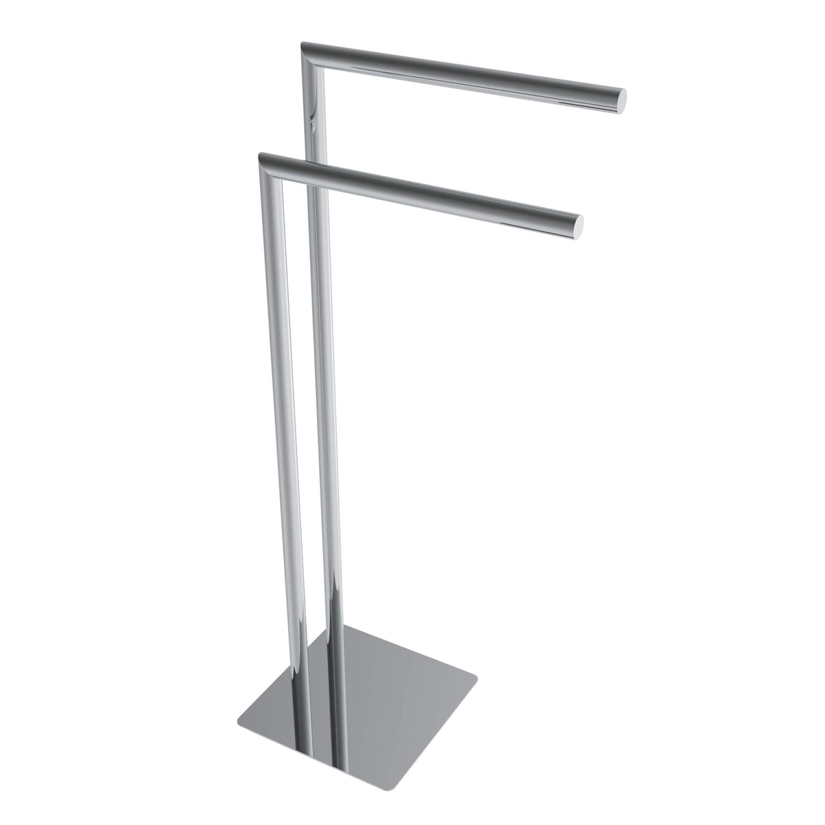 ICO V91112 Round Freestanding Double Towel Bar