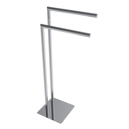 ICO V91112 Round Freestanding Double Towel Bar