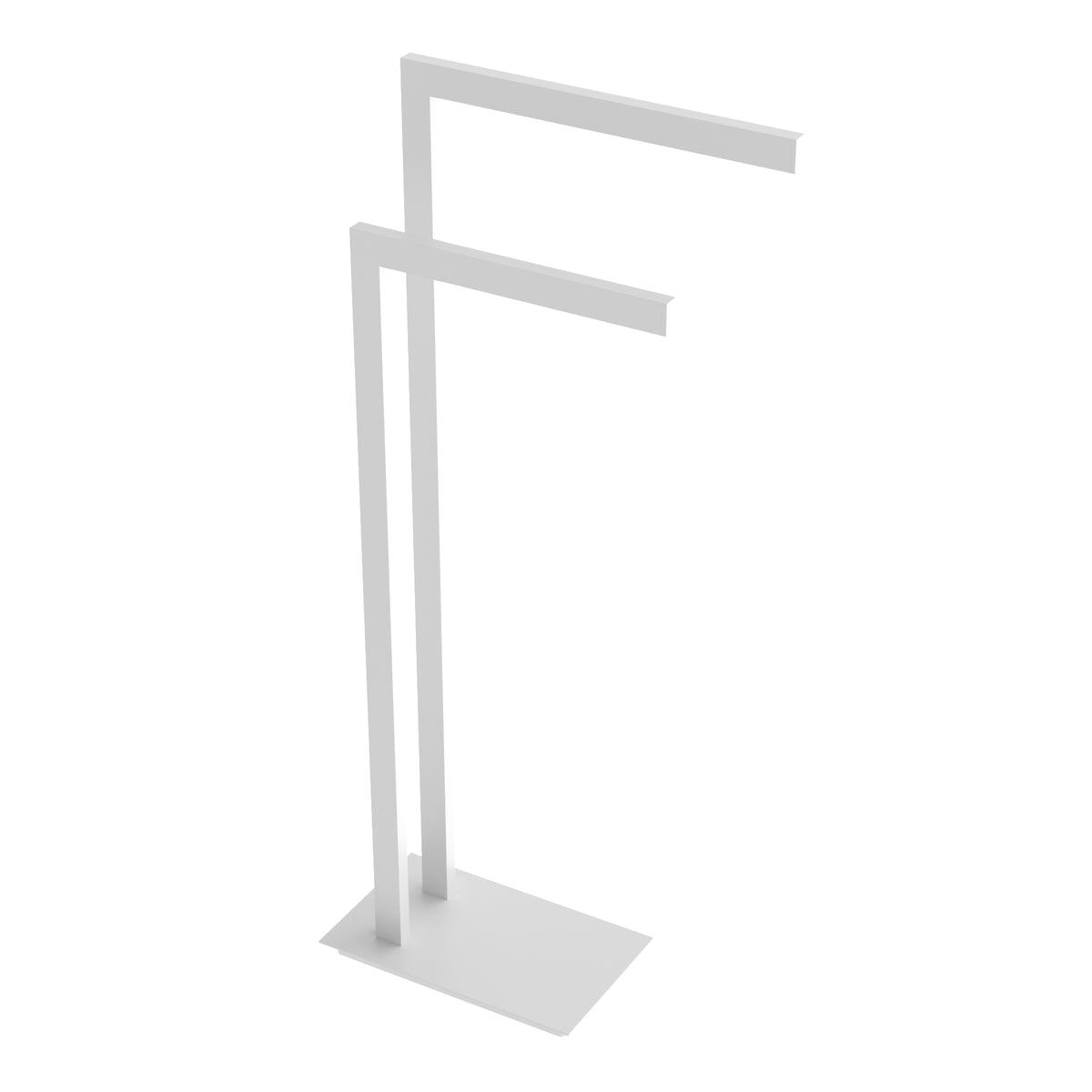 ICO V91152 Square Freestanding Double Towel Bar Main image