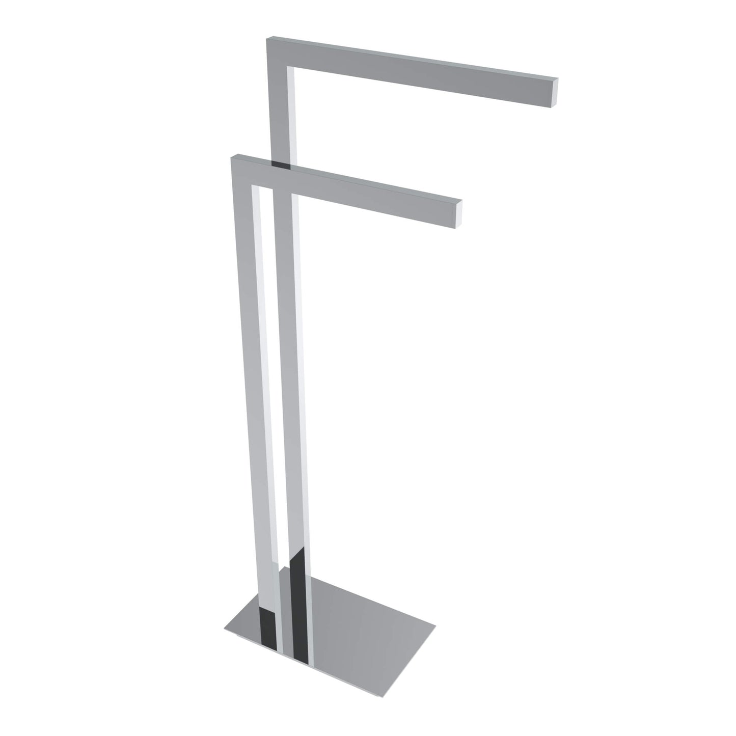 ICO V91152 Square Freestanding Double Towel Bar