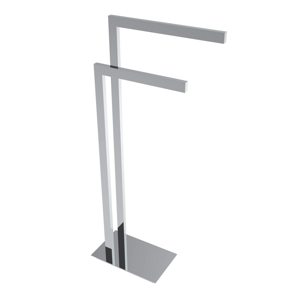 ICO V91152 Square Freestanding Double Towel Bar