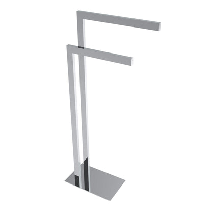 ICO V91152 Square Freestanding Double Towel Bar