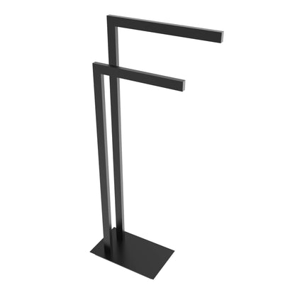 ICO V91152 Square Freestanding Double Towel Bar