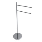 ICO V91213 Round Freestanding Swivelling Double Towel Bar