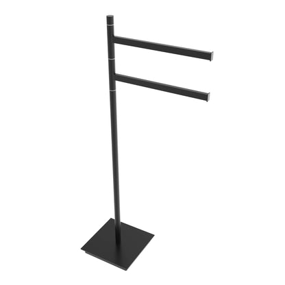 ICO V91253 Square Freestanding Swivelling Double Towel Bar