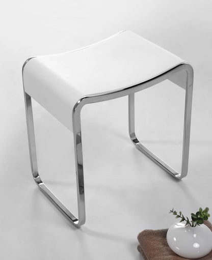 ICO V9613 Shower Stool With Chrome Legs