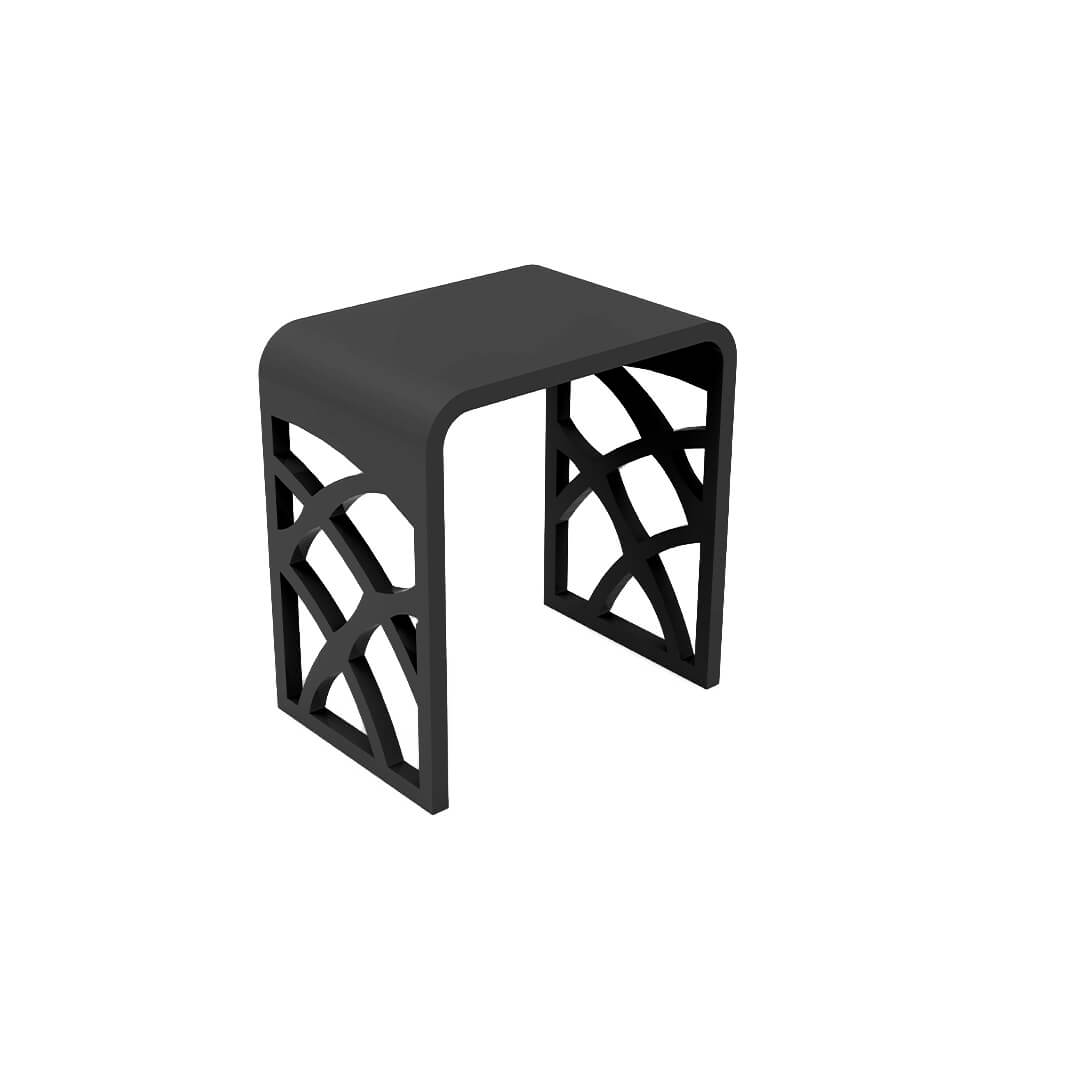ICO V9621 Shower Stool With Designer Cutouts