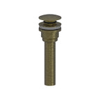 AQUALEM XS1110 Universal Solid Brass Pop-up Drain Works With Overflow & Non-overflow