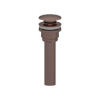 AQUALEM XS1110 Universal Solid Brass Pop-up Drain Works With Overflow & Non-overflow