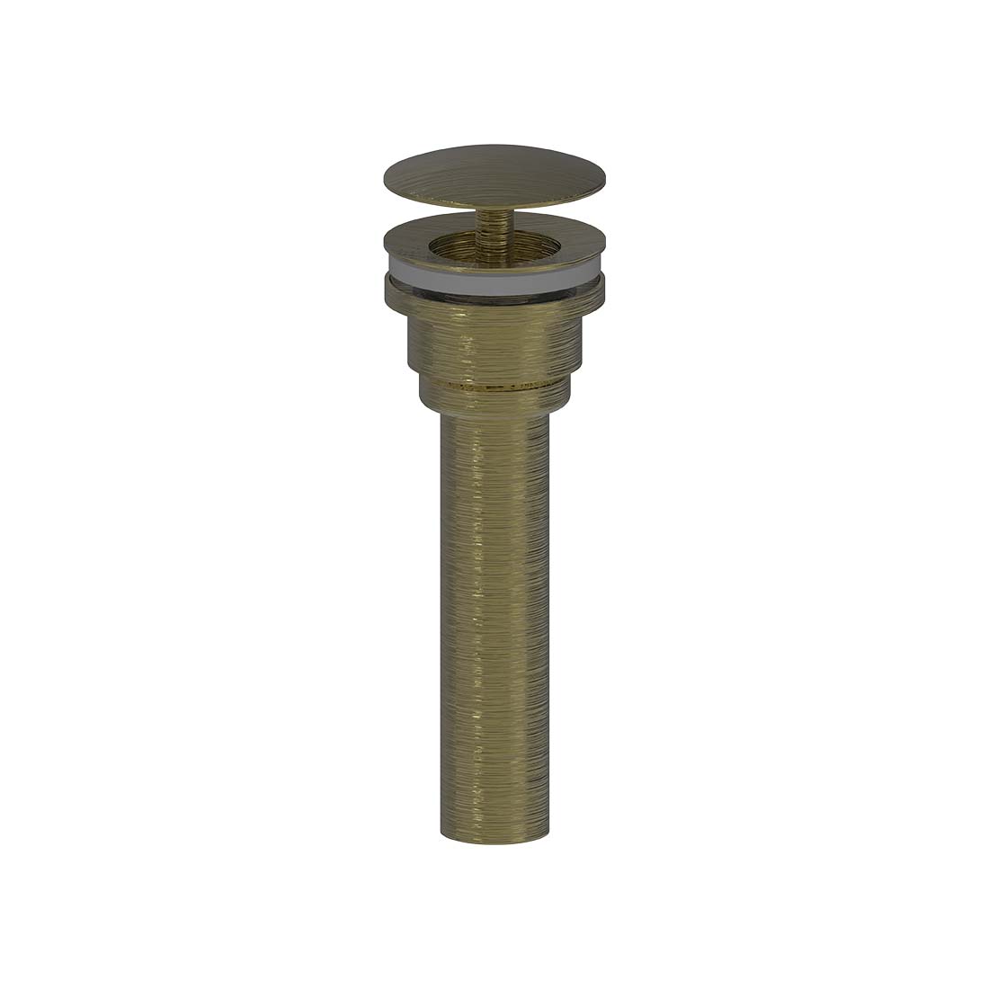 AQUALEM XS1112 Universal Solid Brass Fixed Drain Works With Overflow & Non-overflow