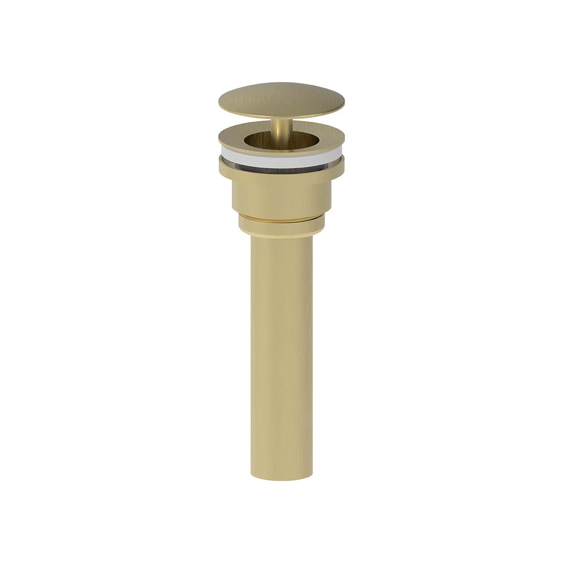 AQUALEM XS1112 Universal Solid Brass Fixed Drain Works With Overflow & Non-overflow