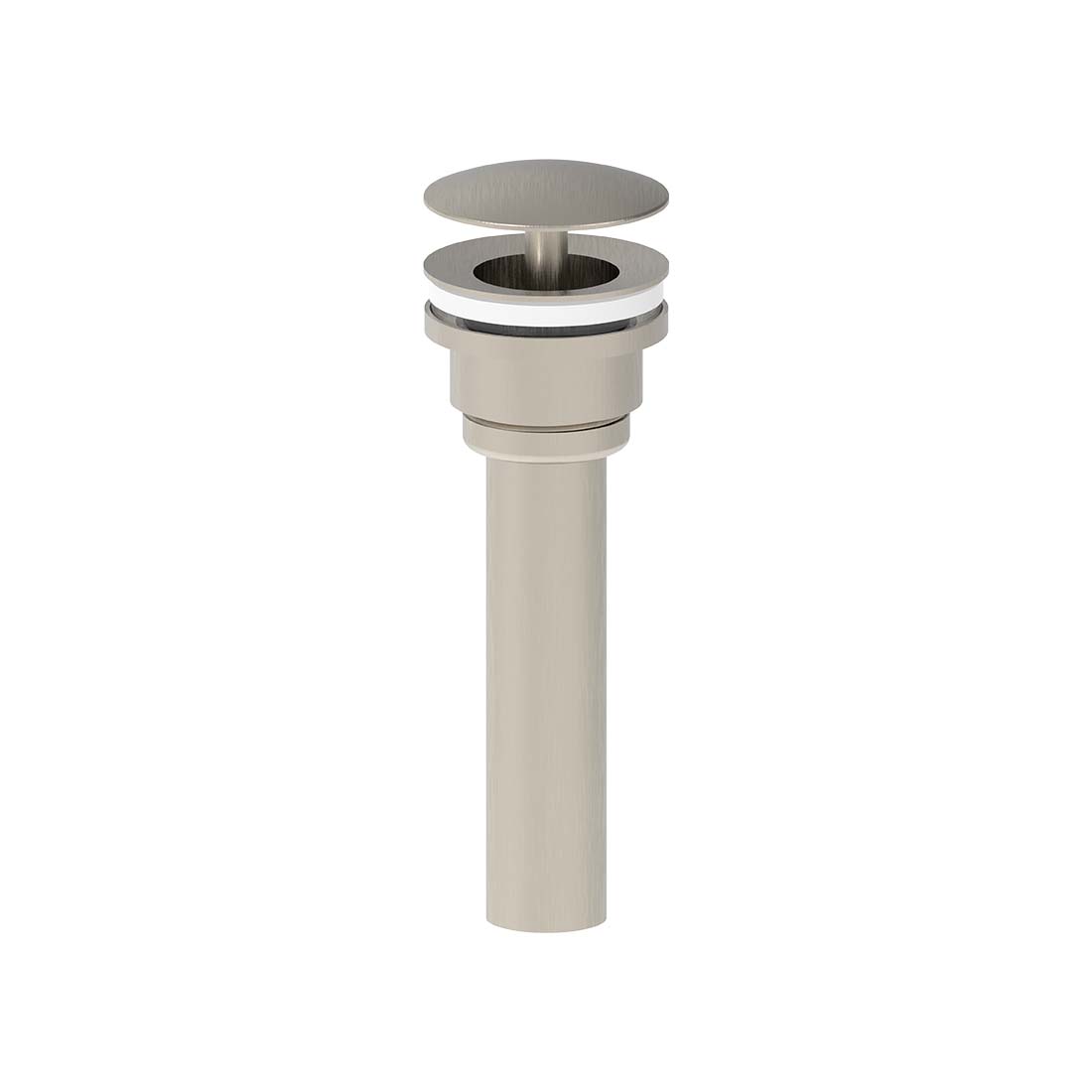 AQUALEM XS1112 Universal Solid Brass Fixed Drain Works With Overflow & Non-overflow