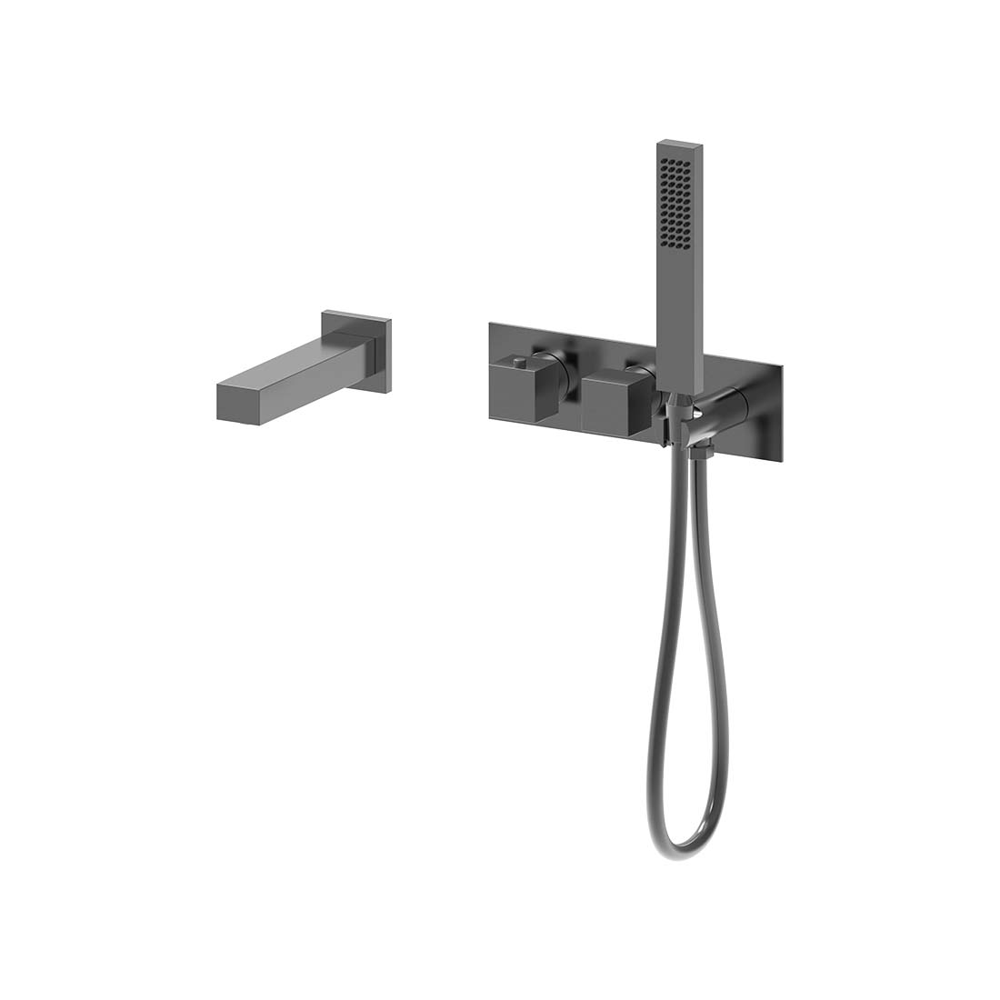 AQUALEM YG8205.TR Opus 3/4" Wall Mount Thermostatic Tub Filler Trim Set (REQ.: HW2600)