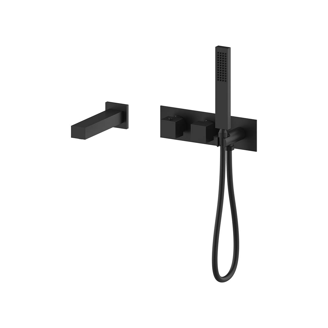 AQUALEM YG8205.TR Opus 3/4" Wall Mount Thermostatic Tub Filler Trim Set (REQ.: HW2600)