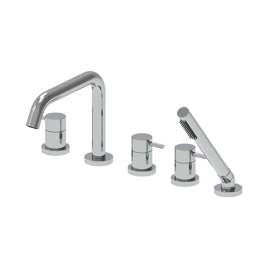 AQUALEM YG9216 Gio Deck Mount Tub Filler w/ HandShower