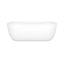 Victoria+Albert Eldon 69" x 34" Freestanding Back to Wall Bathtub With Void