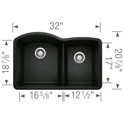 BLANCO 402619 DIAMOND U 1¾