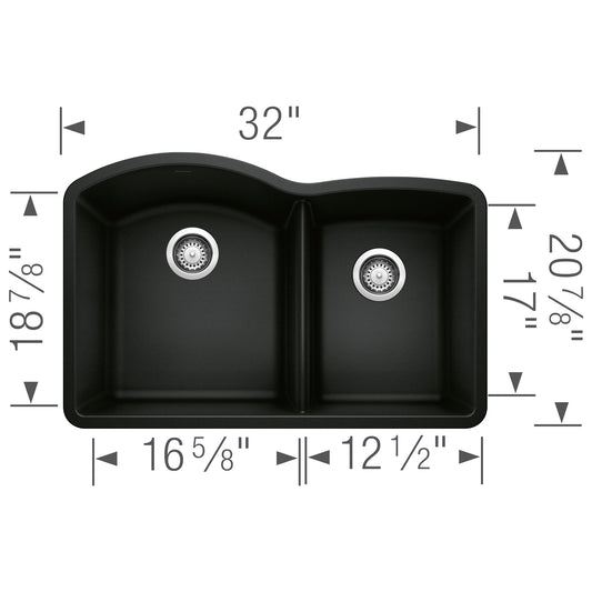 BLANCO 402619 DIAMOND U 1¾