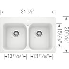 BLANCO 402632 VISION 1¾