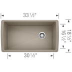BLANCO 402625 DIAMOND U SUPER SINGLE