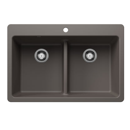 BLANCO 403634 LIVEN EQUAL DOUBLE LOW DIVIDE