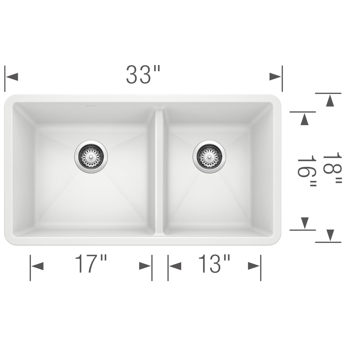 BLANCO 402652 PRECIS U 1¾