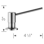 BLANCO 527744 TORRE SOAP DISPENSER