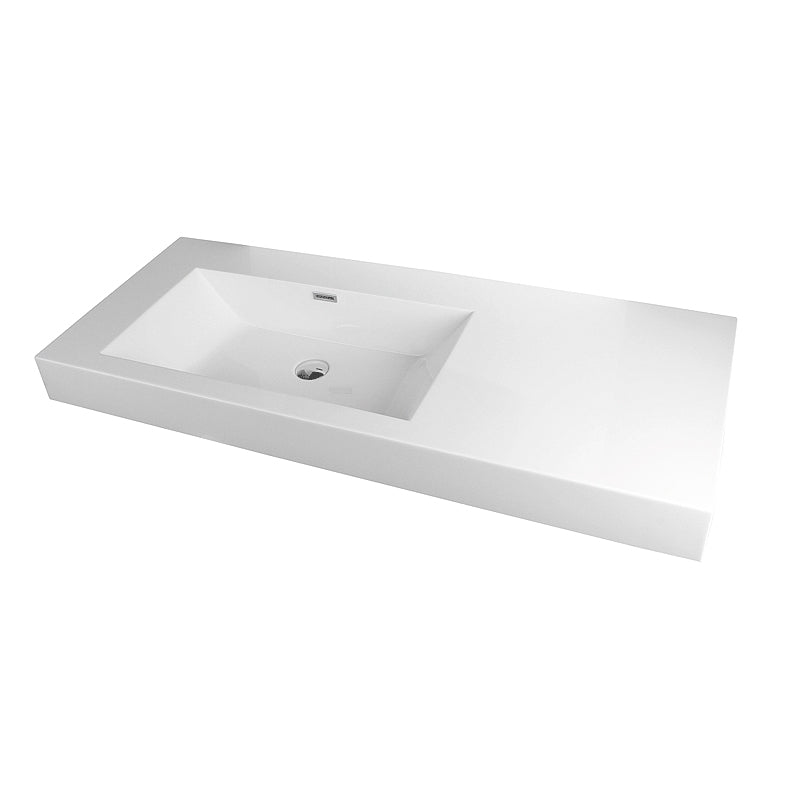 RUBI RTO121 Countertop Basin With Overflow Main image