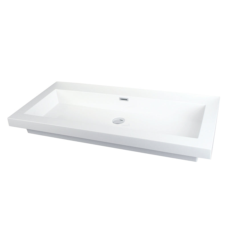 RUBI RTOL100 Countertop Basin With Overflow Main image
