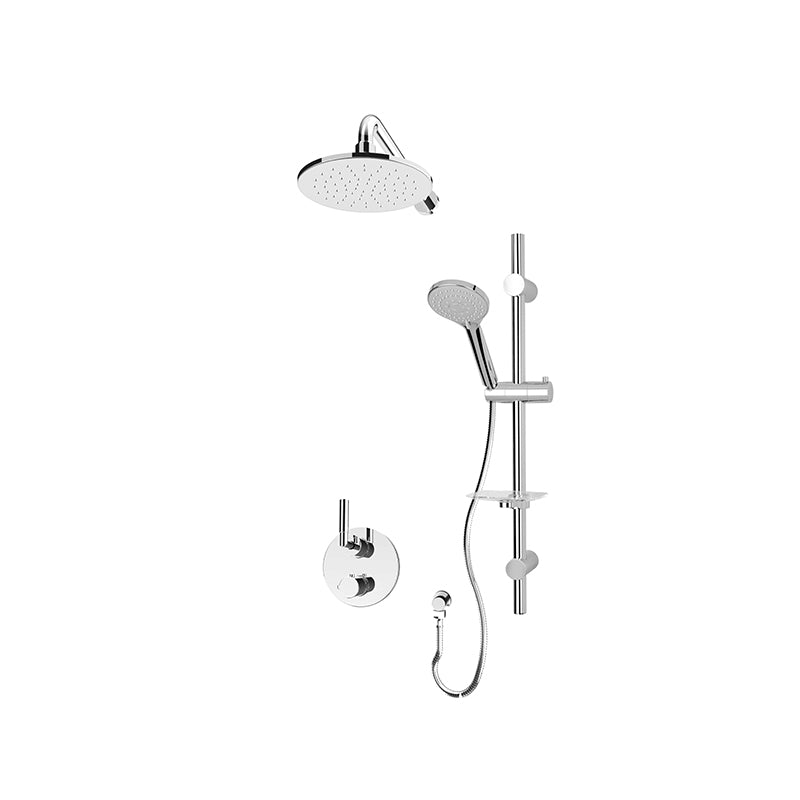 RUBI RCA811D Billie/Dana 1/2'' Thermostatic Shower Set 2 Way Div. Xvtr69R Main image
