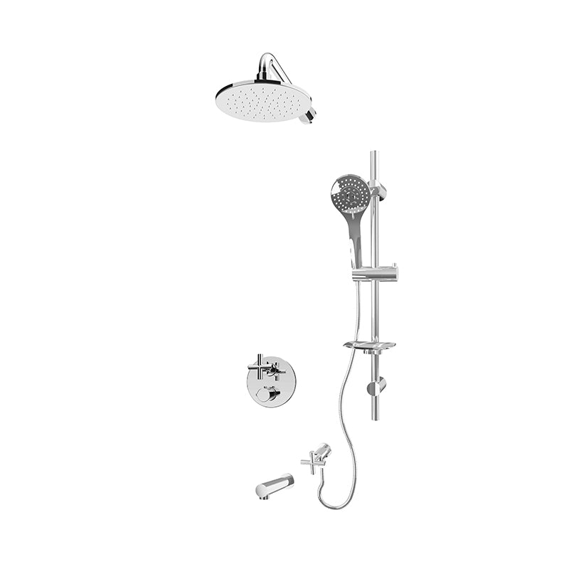 RUBI RCA813A Alex/Gael 1/2'' Thermostatic Shower Set 2 Way Div. Xvtr69R Main image