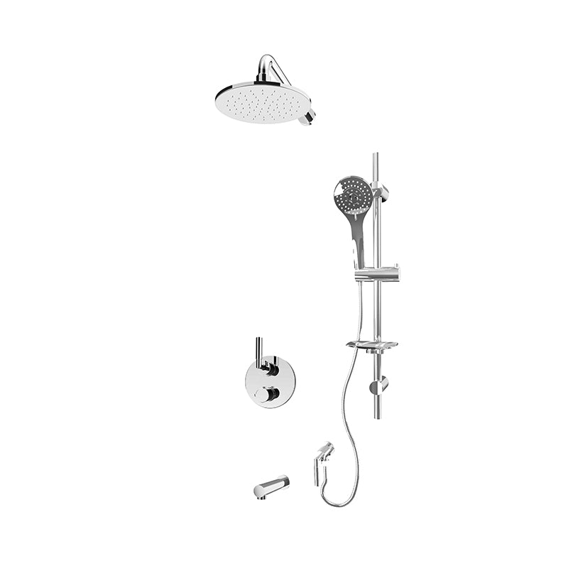 RUBI RCA813D Billie/Dana 1/2'' Thermostatic Shower Set 2 Way Div. Xvtr69R Main image