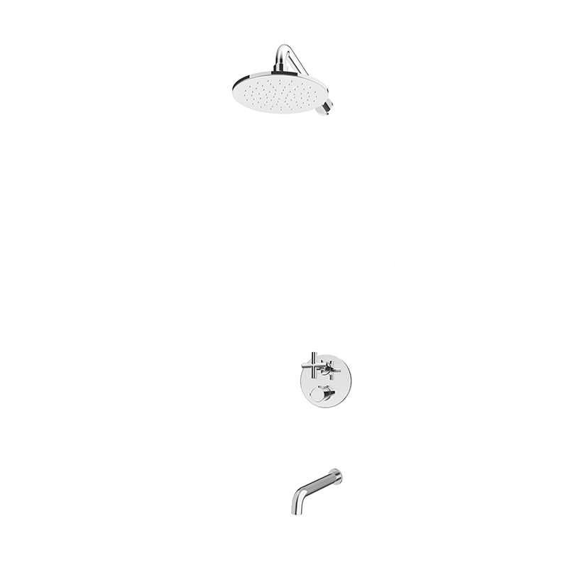 RUBI RCA831A Alex 1/2'' Thermostatic Shower Set 2 Way Diverter Main image