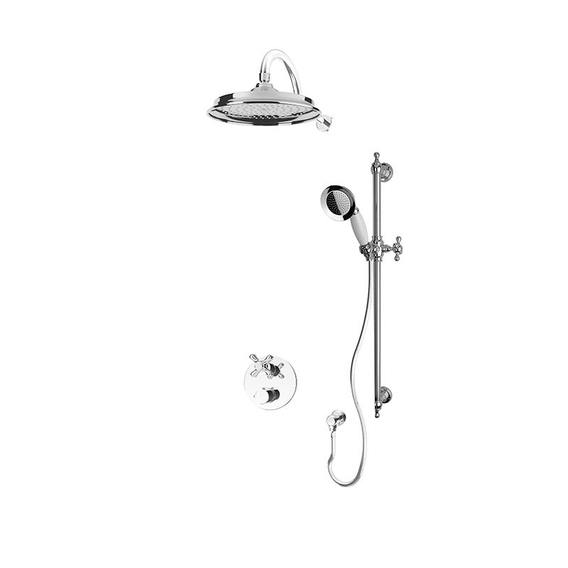 RUBI RJA811 Jade 1/2'' Thermostatic Shower Set 2 Way Div. Xvtr69R Main image