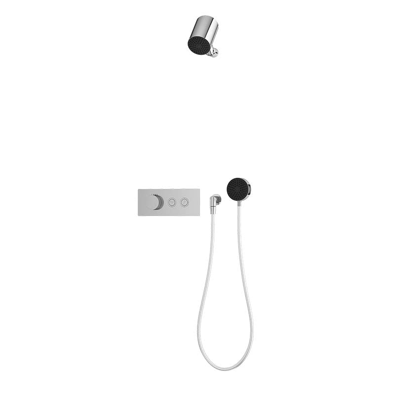 RUBI RON851 On 1/2'' Thermostatic Shower Set 2 Way Div. Xon69 Main image