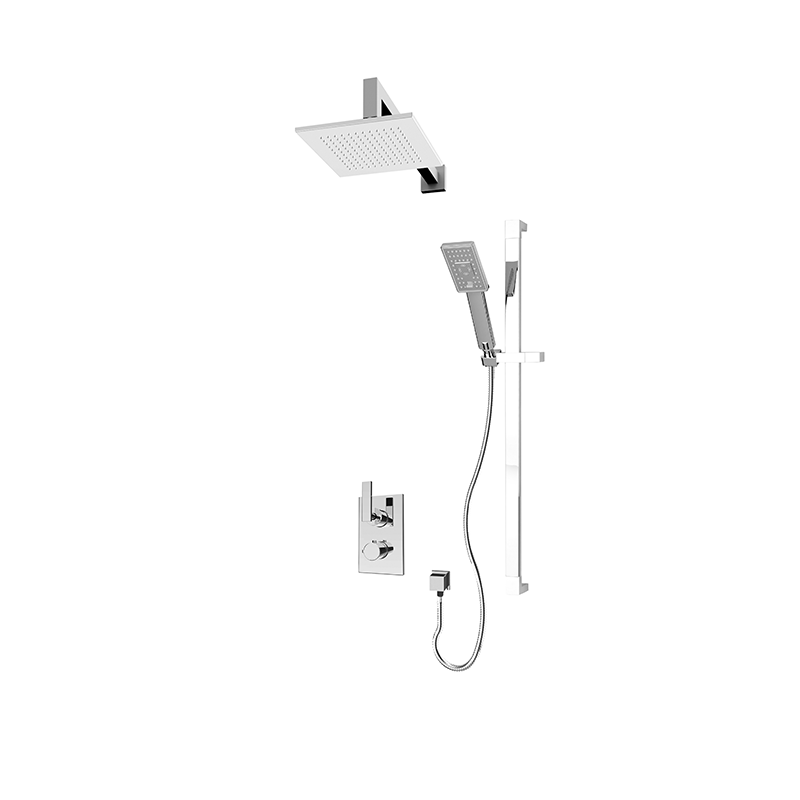 RUBI RQT811 Quatro 1/2'' Thermostatic Shower Set 2 Way Div. Xvtr69S Main image