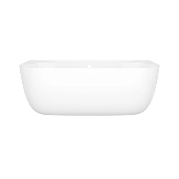 Victoria+Albert Eldon 69" x 34" Freestanding Back to Wall Bathtub With Void