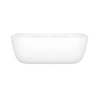 Victoria+Albert Eldon 69" x 34" Freestanding Back to Wall Bathtub With Void