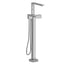 RIOBEL TRF39 Reflet Single Hole Floor Mount Tub Filler Trim