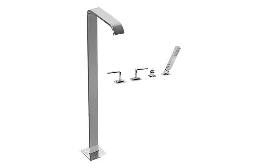 Graff Immersion - G-2354-LM40B Floor-Mounted Tub Filler