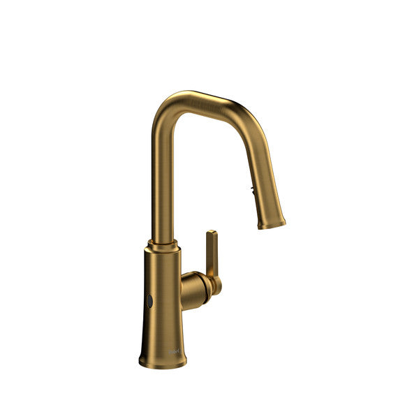 RIOBEL TTSQ111 Trattoria Pull-Down Touchless Kitchen Faucet With U-Spout Main image