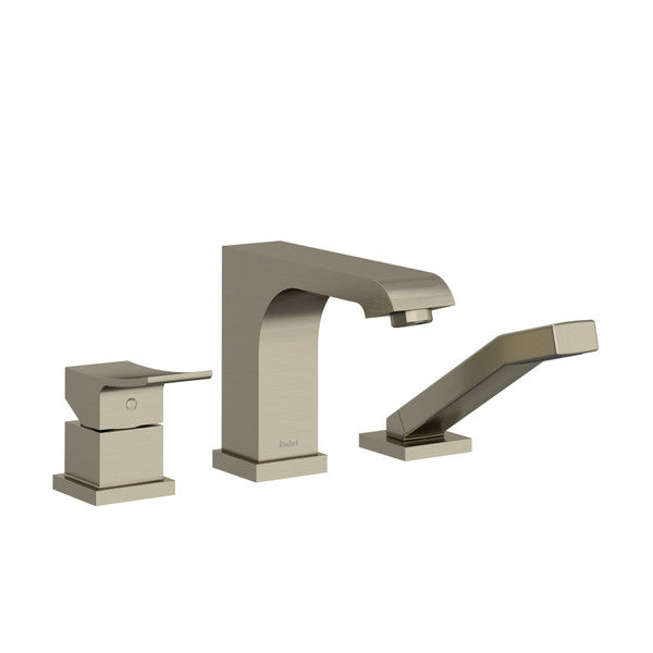 RIOBEL TZO10 Zendo 3-Piece Deck-Mount Tub Filler With Hand Shower Trim Secondary image