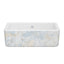 SHAWS RC3018 30 Inch Lancaster White Single Bowl Farmhouse Apron Front Fireclay Kitchen Sink With Patina Design