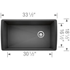 BLANCO 402625 DIAMOND U SUPER SINGLE