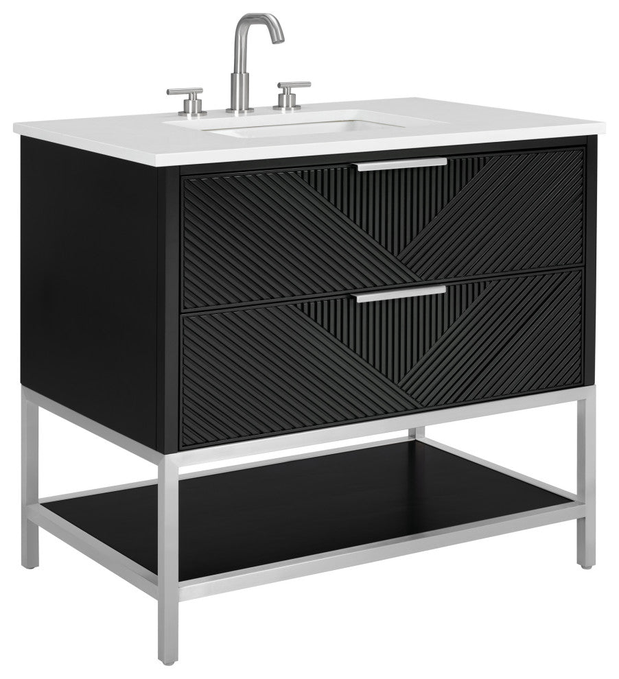 BEMMA V-DM36SFM Diamond 36" Bath Vanity