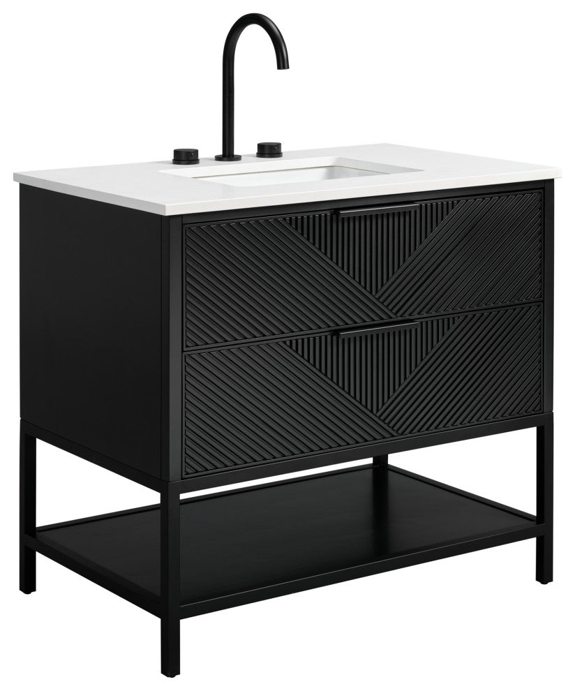 BEMMA V-DM36SFM Diamond 36" Bath Vanity
