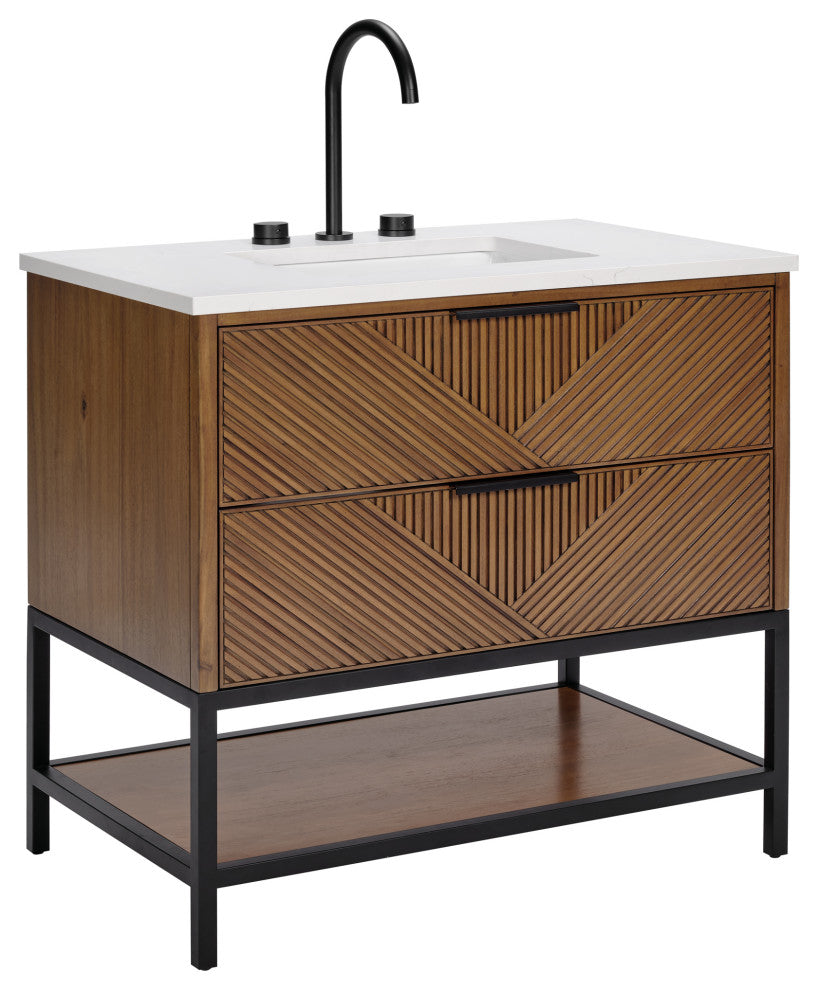 BEMMA V-DM36SFM Diamond 36" Bath Vanity